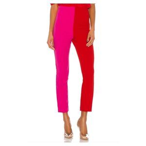 Lovers + Friends The Bienna Pant, Red & Pink, Size XXS